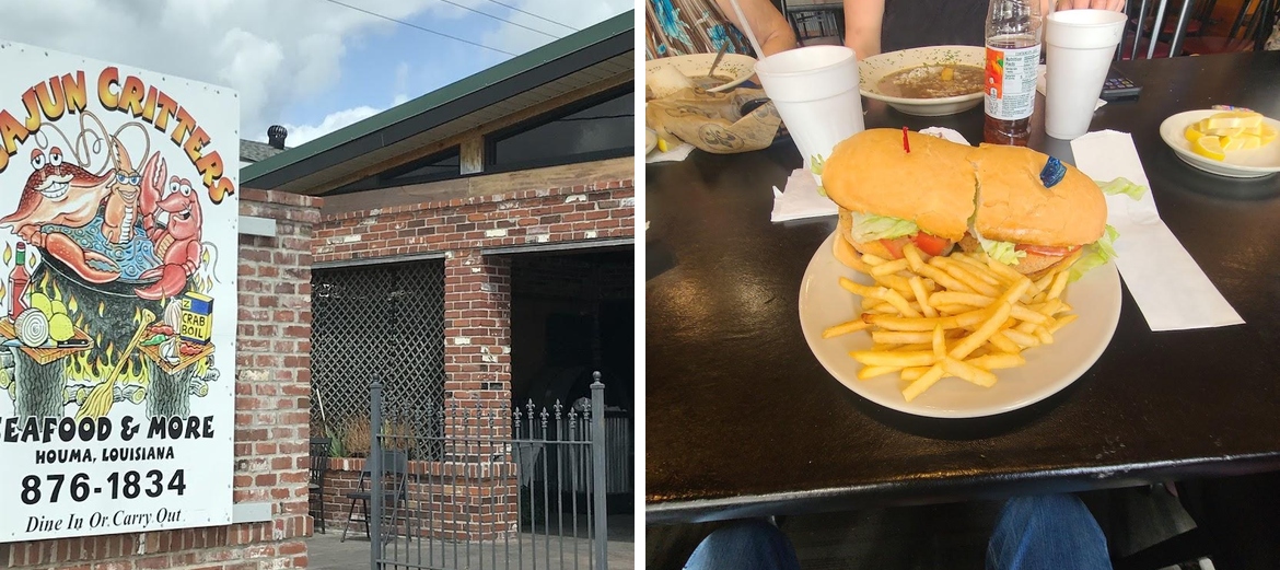 Cajun Critters Menu
