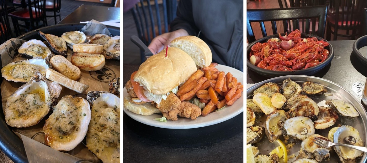 Cajun Critters Menu