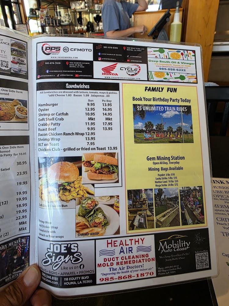 Cajun Critters Menu image 4